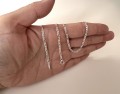 SREBRNY ŁAŃCUSZEK PANCERKA 2.5 MM SREBRO 925 - Zdjęcie 3
