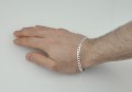 SREBRNA BRANSOLETKA PANCERKA  4.5 MM SREBRO 925 - Zdjęcie 3