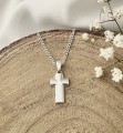 SREBRNY ŁAŃCUSZEK KOMUNIJNY I KRZYŻYK  SREBRO 925 - Zdjęcie 3