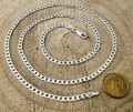 SREBRNY ŁAŃCUSZEK PANCERKA 3.5 MM SREBRO 925 - Zdjęcie 2