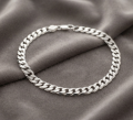SREBRNA BRANSOLETKA PANCERKA 5.5MM SREBRO 925 - Zdjęcie 3