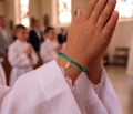 BRANSOLETKA DZIĘCIĘCA ANIOŁEK + GRAWER STAL 316L - Zdjęcie 5