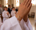 BRANSOLETKA DZIĘCIĘCA ANIOŁEK + GRAWER STAL 316L - Zdjęcie 7