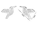 SREBRNE KOLCZYKI KOLIBRY pr.925 - Zdjęcie 3