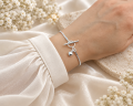 SREBRNA BRANSOLETKA TOGGLE + GRAWER pr.925 - Zdjęcie 4